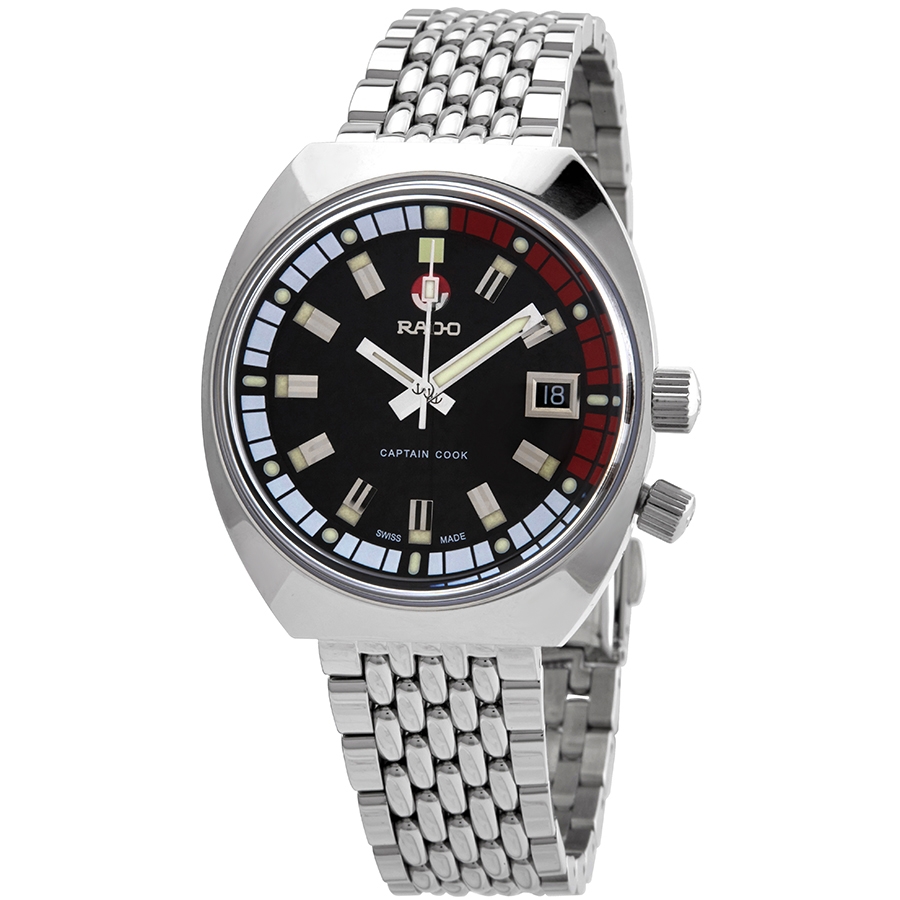 Rado Tradition Captain Cook MKII Automatic Black Dial Men's Watch R33522153