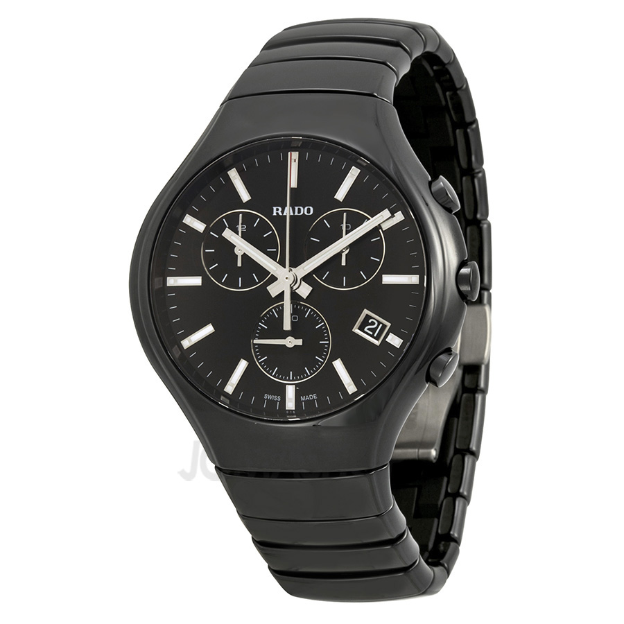 Rado True Black Dial Chronograph Men's Watch R27814162