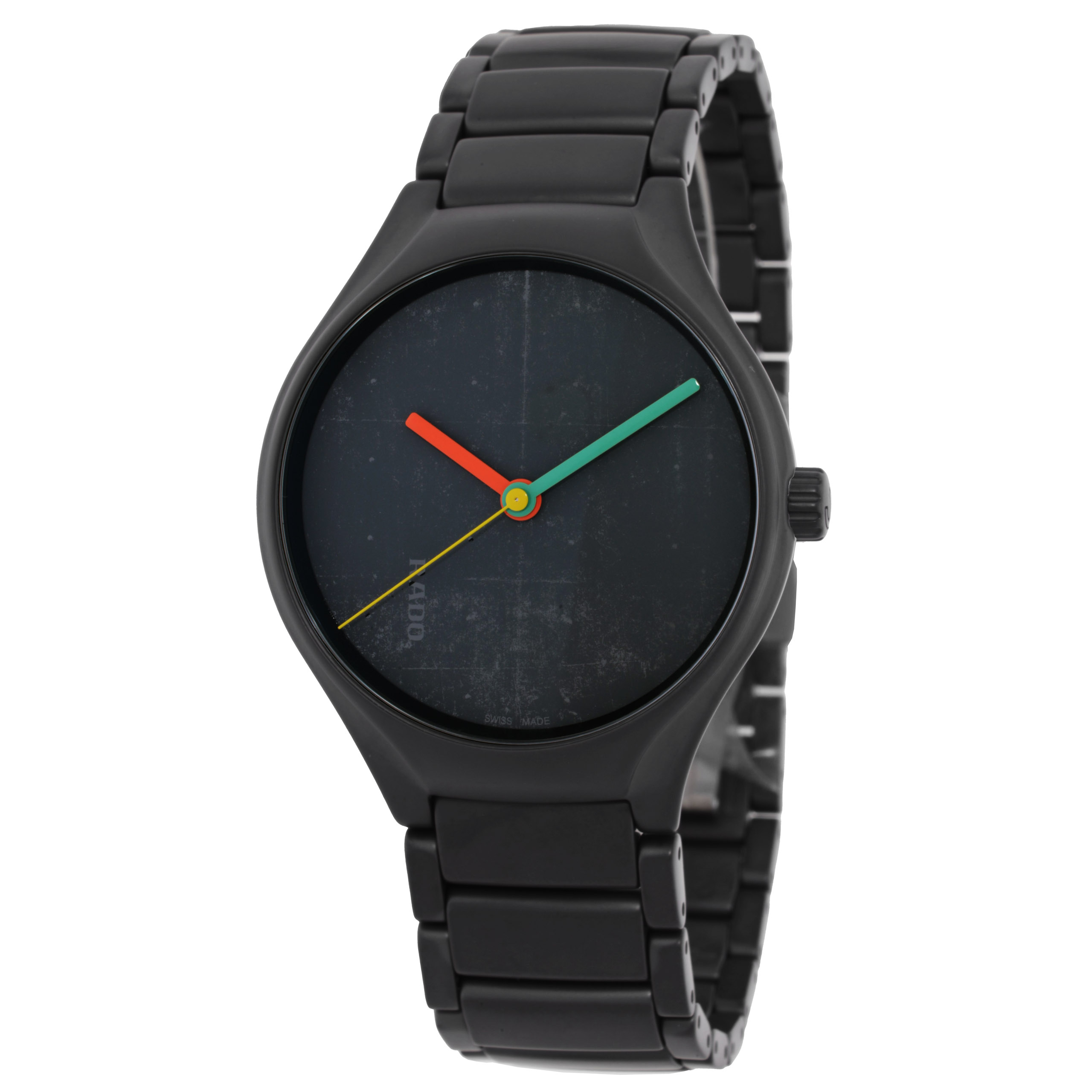 Rado True Round Automatic Black Dial Watch R27111162