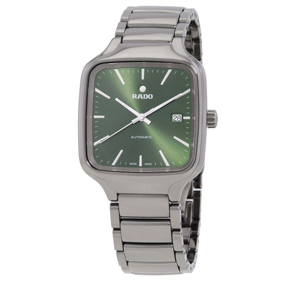 Rado True Square Automatic Green Dial Unisex Watch R27077312
