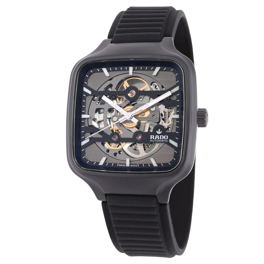 Rado True Square Automatic Skeleton Dial Watch R27197169 - Watches