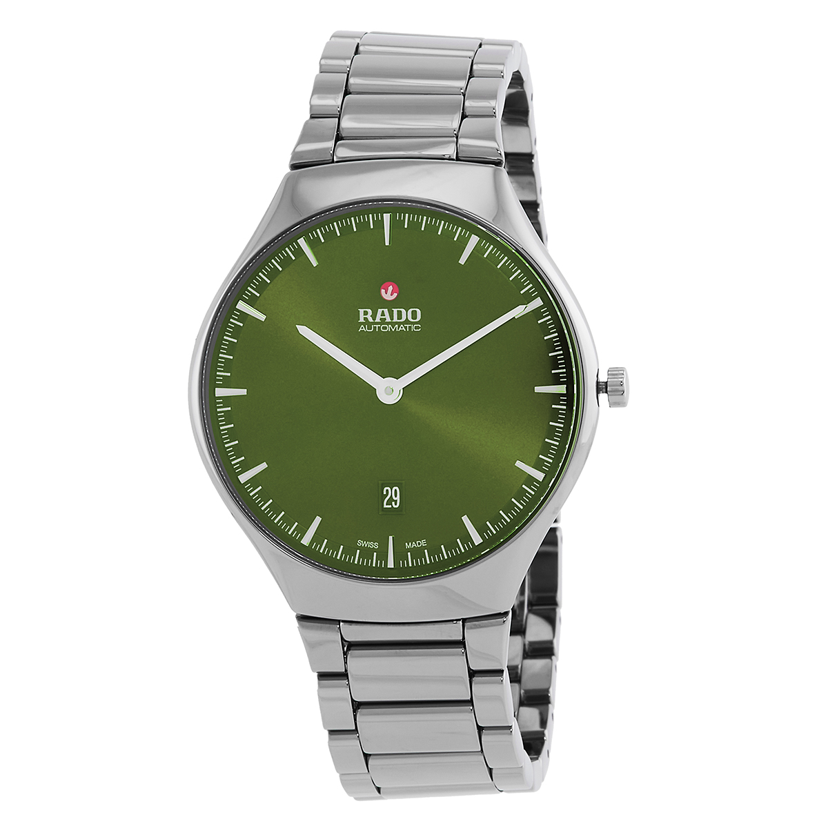 Rado True Thinline Automatic Green Dial Men's Watch R27088312