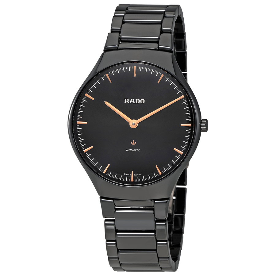 Rado True Thinline L Automatic Black Dial Men's Watch R27969172