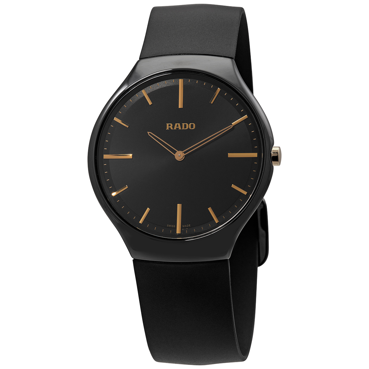 Rado True Thinline Quartz Black Dial Ladies Watch R27741175