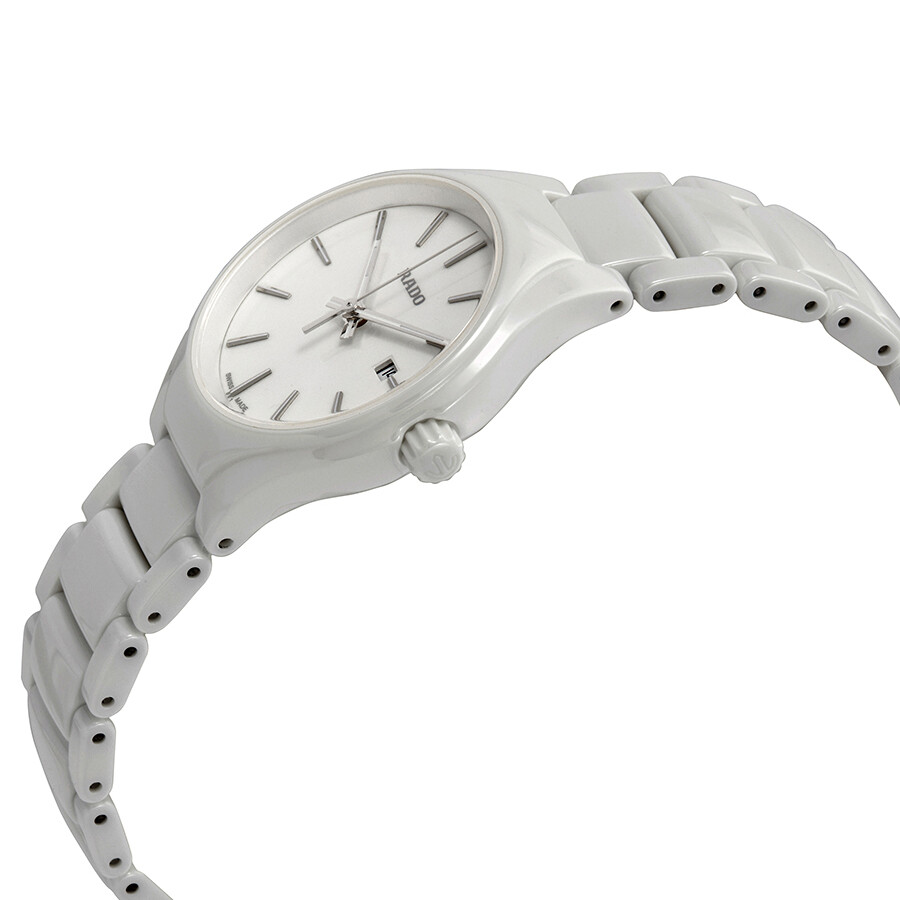 Rado True White Dial Ladies Ceramic Watch R27061012 True Rado