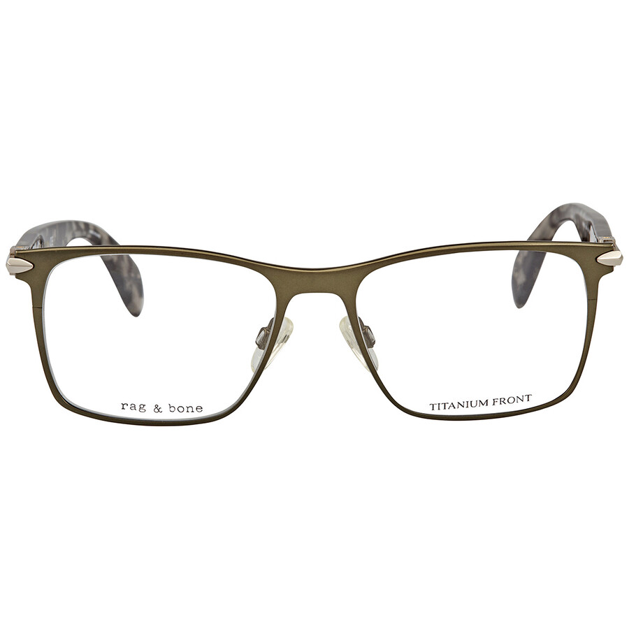 Rag And Bone Demo Rectangular Unisex Eyeglasses RNB 7009 02M6 55 ...