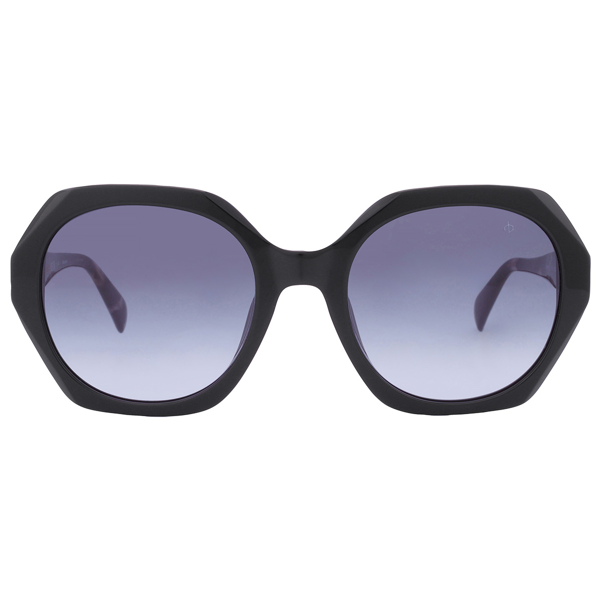 Rag And Bone Grey Gradient Hexagonal Ladies Sunglasses  display picture 2