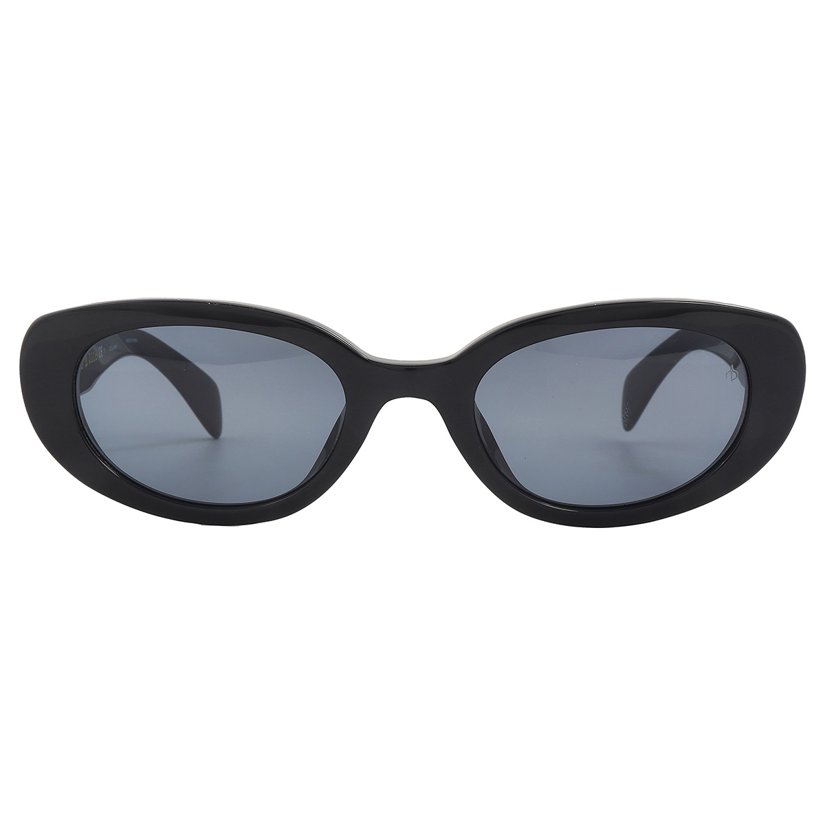 Rag & Bone RNB1061/S 0807 IR Cat Eye Sunglasses - Black/Grey New Rag & Bone RNB1061/S 0807 IR Shiny Black/Grey 52-22-140  main image 3