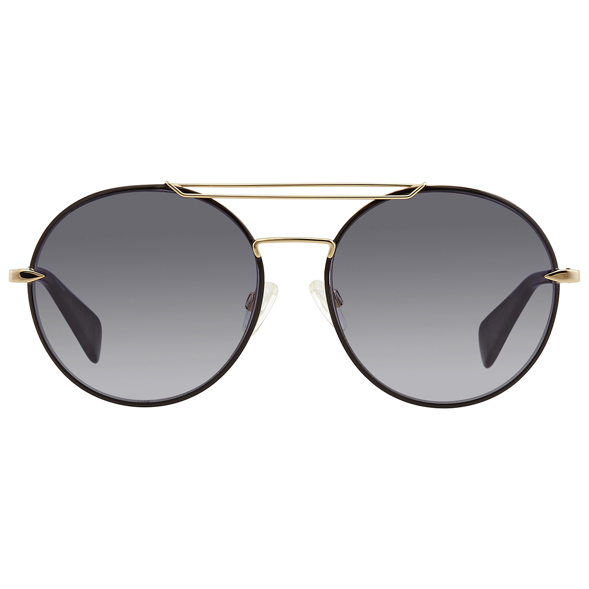 Rag & Bone Womens Silver Round Metal Frame 59mm Sunglasses with case New rag & bone Round Metal Sunglasses | Shopbop main image 3
