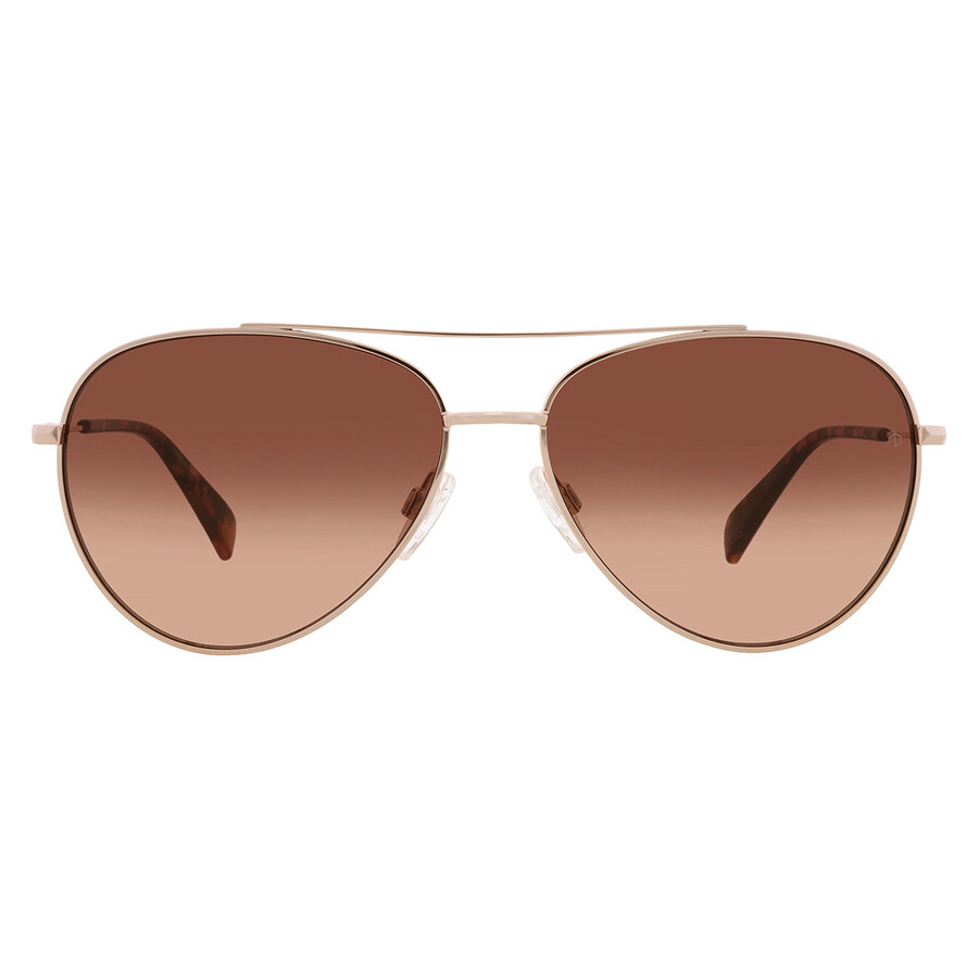 RAG & BONE RAG & BONE BROWN GRADIENT PILOT LADIES SUNGLASSES RNB1064/G/S 0J5G/HA 58