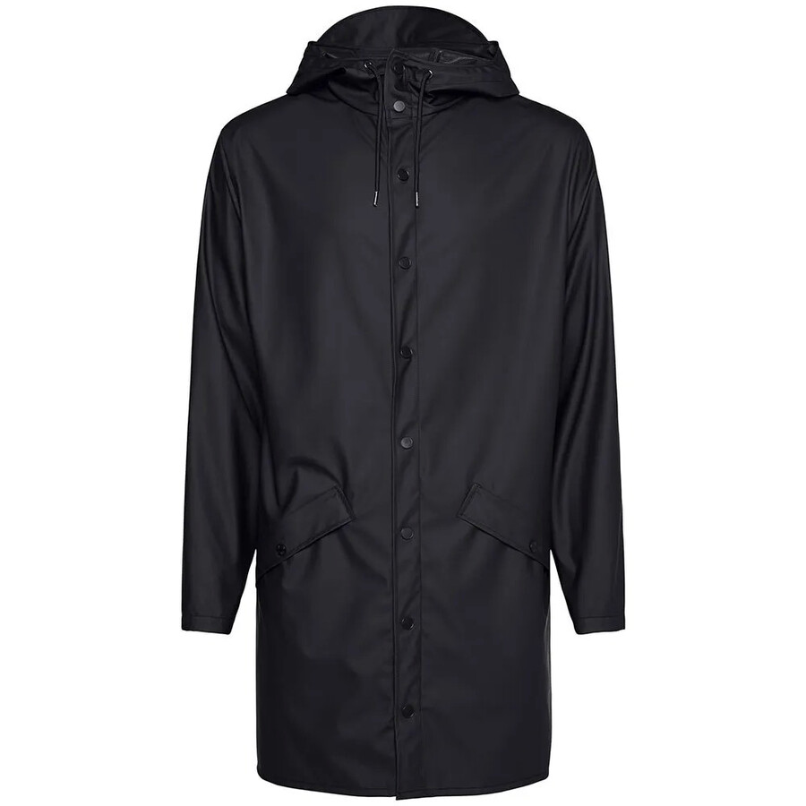 Black Lightweight Waterproof Long Jacket