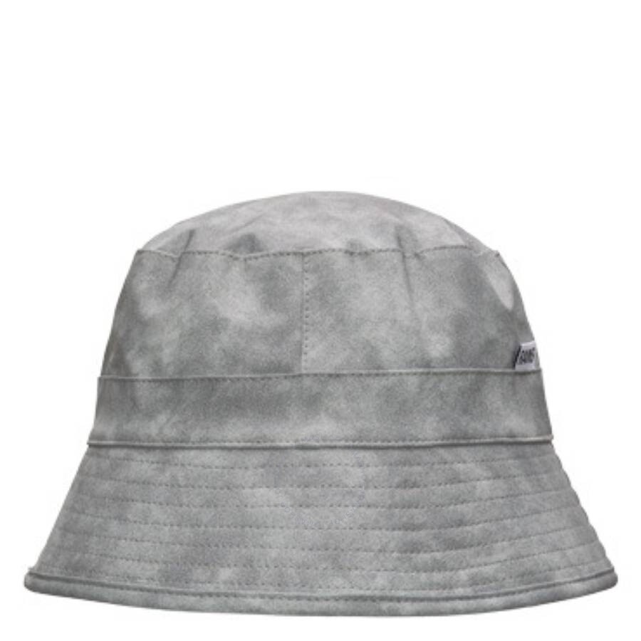 Distressed Grey Waterproof Bucket Hat, Size XS/S