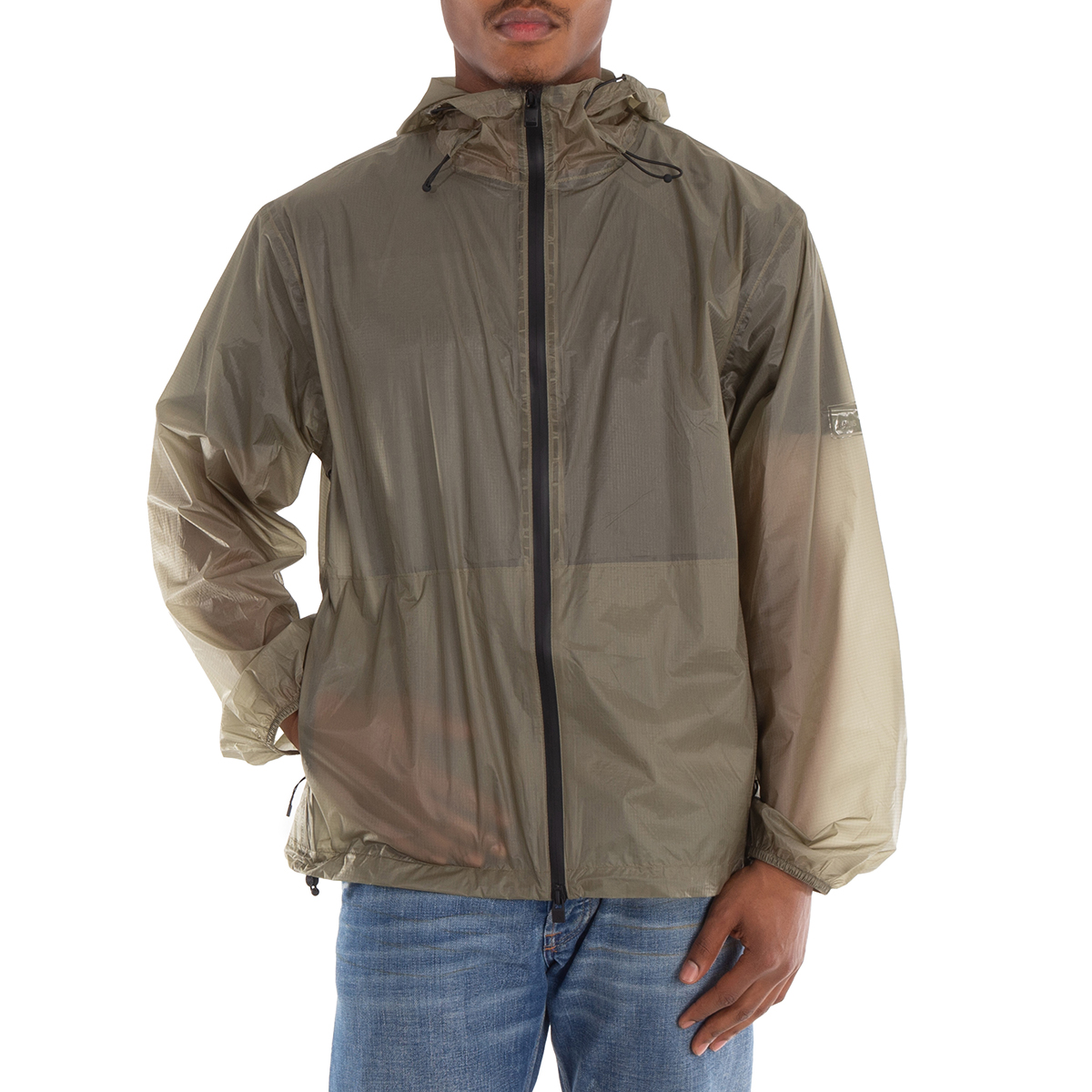 Rains Green Norton Rain Jacket, Size Medium 19900-08 EARTH