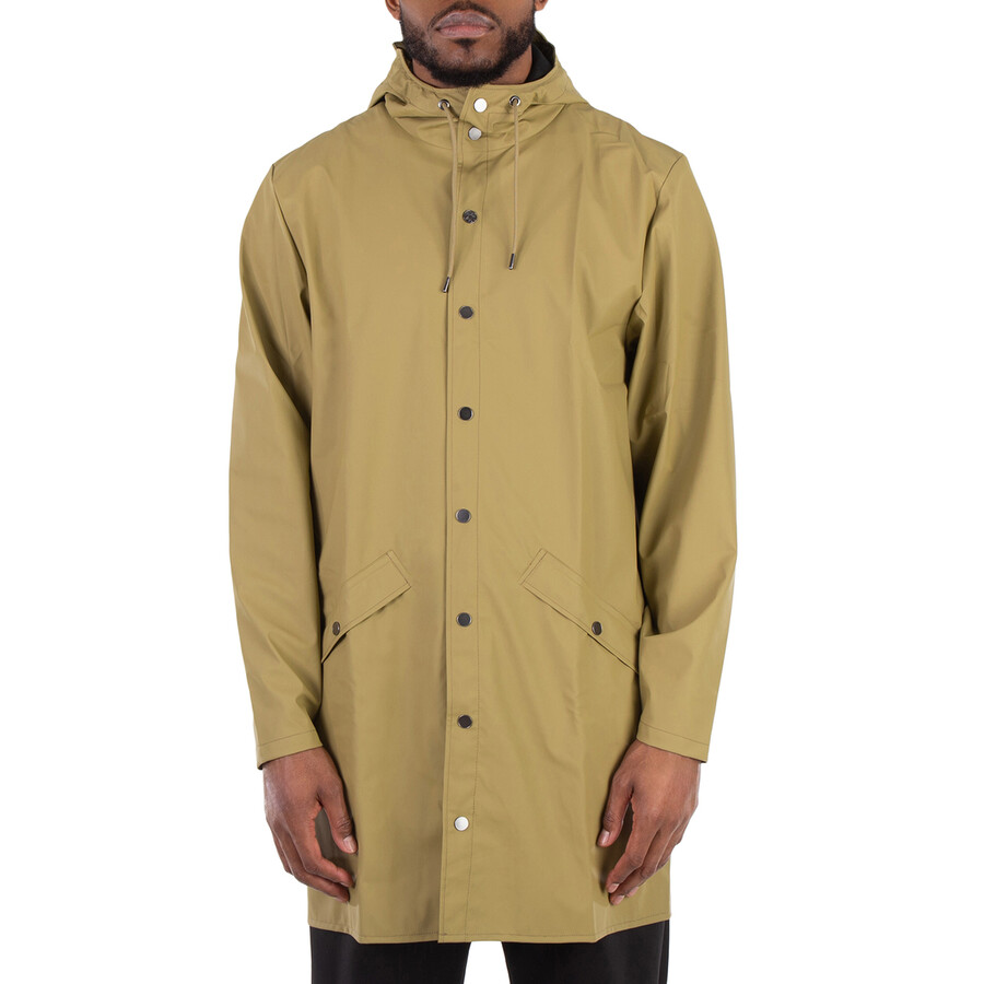 Khaki Lightweight Waterproof Long Jacket