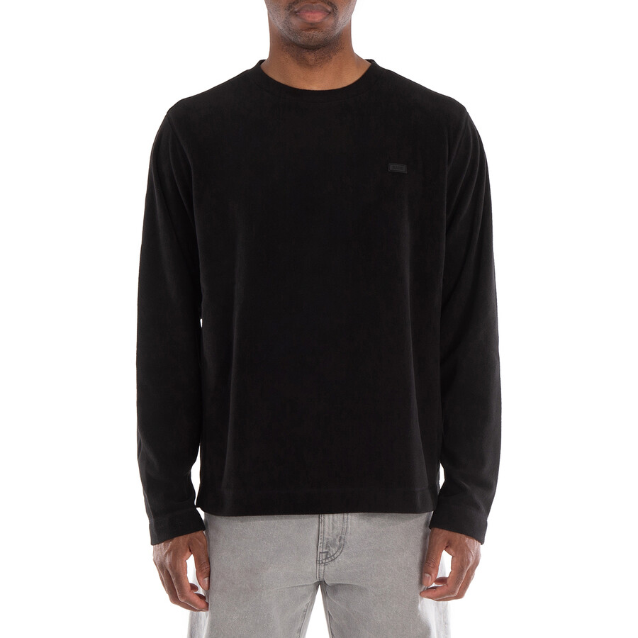 Men's Black Addis Fleece Crewneck Sweatshirt