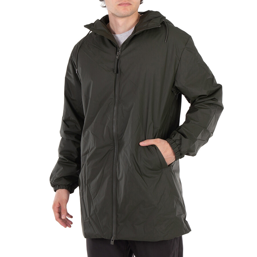 Men's Green Lohja Long Insulated Jacket, Size Medium