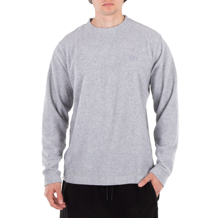 Men's Grey Addis Fleece Crewneck Sweater