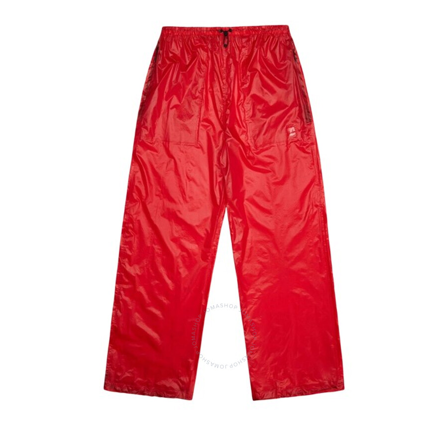 Rains Men's Red Norton Wide Leg Pants In Red
