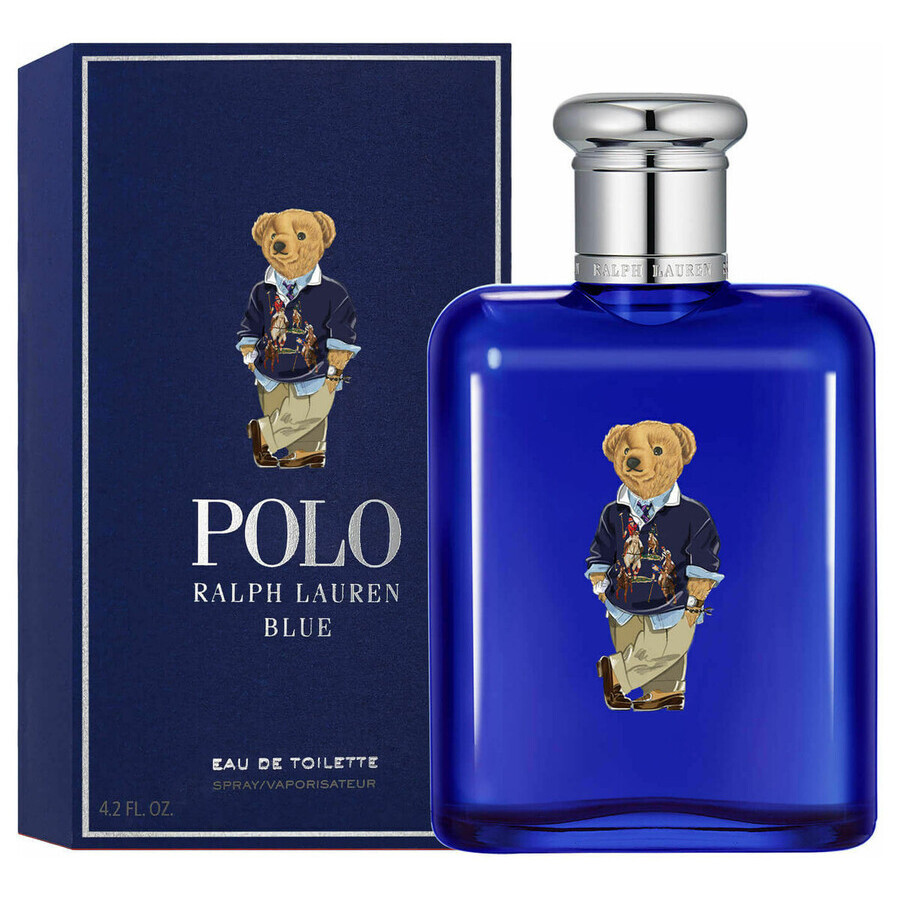 Ralph Lauren Men's Holiday Bear Edition Polo Blue EDT Spray 4.2 oz