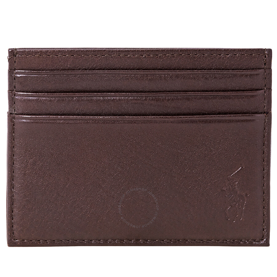 Ralph Lauren Men's Leather Wallet Brown 405526231 888188057104