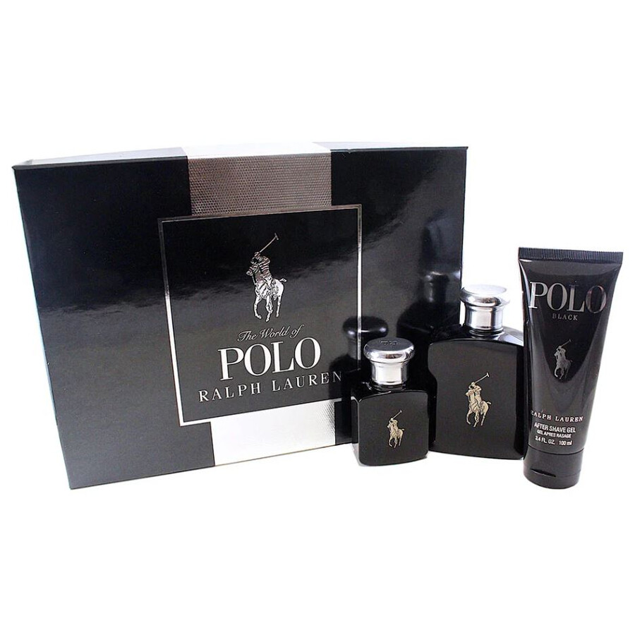 Ralph Lauren Men's Polo Black Gift Set Fragrances 3605972714480