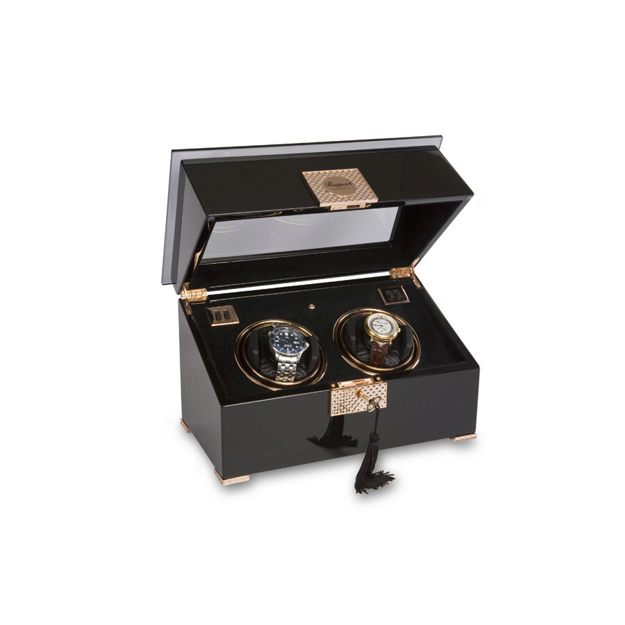 Rapport London Black Rose Duo Watch Winder W332 Watch Accessories