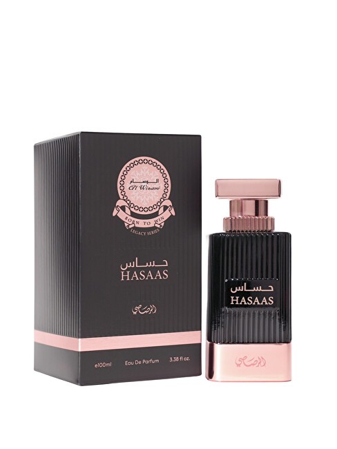 Rasasi Ladies Al Wisam Hasaas Edp 3.4 oz Fragrances 614514555057 In Transparent