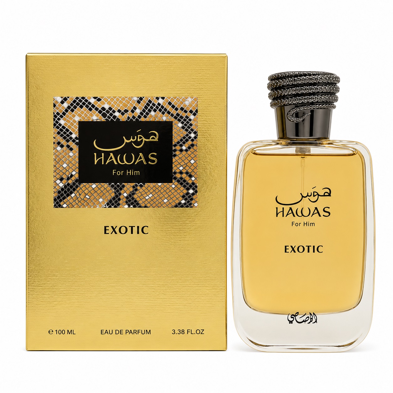 Rasasi Men's Hawas Exotic EDP Spray 3.4 oz Fragrances 614514575321