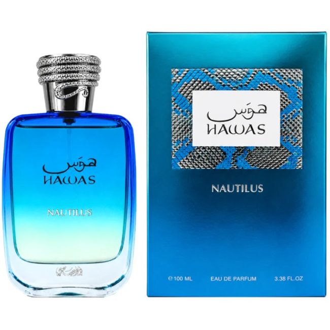 Rasasi Unisex Hawas Nautilus Edp Spray 3.4 oz Fragrances 614514465172 In Blue