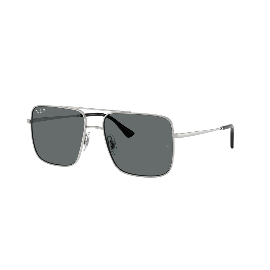Ray Ban Ari Polarized Dark Grey Sport Unisex Sunglasses Rb3758 003/81 54