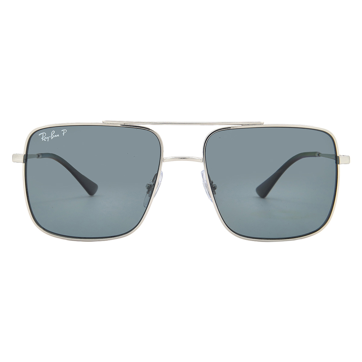 Ray-Ban Ari Polarized Dark Grey Square Unisex Sunglasses RB3758 003/81 ...