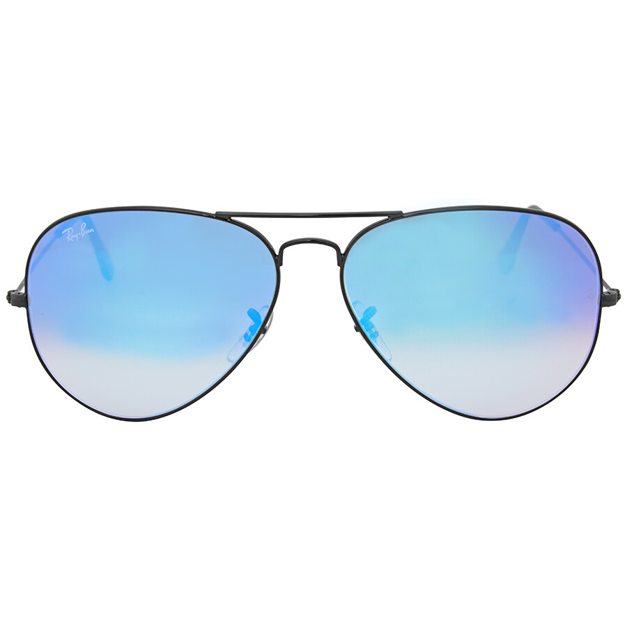 Ray-Ban Aviator Flash Lenses Blue Gradient Unisex Sunglasses