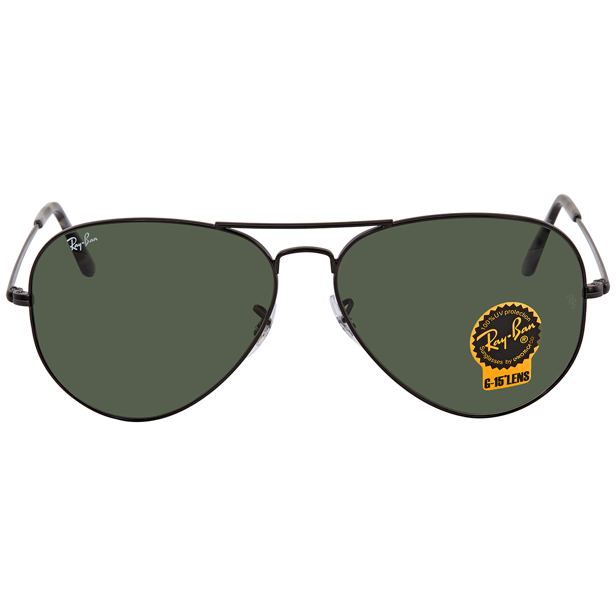 Ray-Ban Aviator Metal II G-15 Green Aviator Unisex Sunglasses