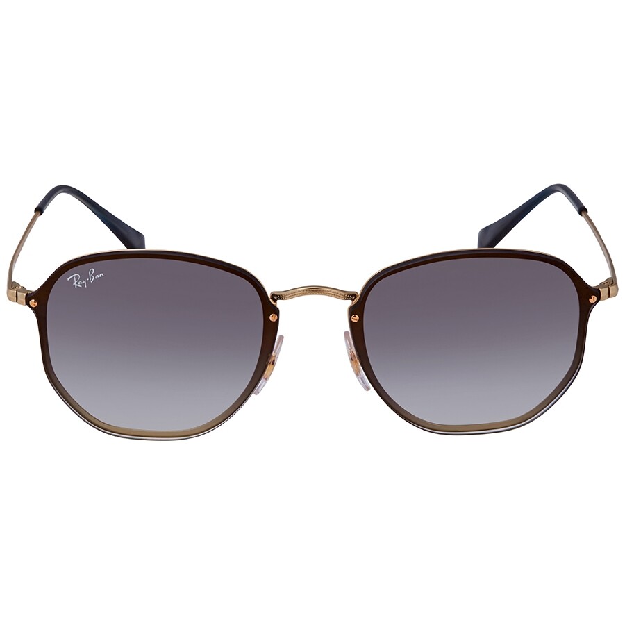 ray ban blue hexagonal sunglasses