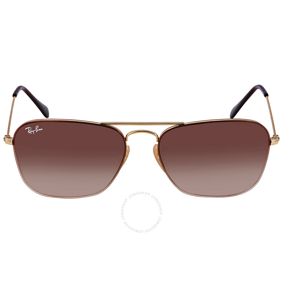 ray ban brown gradient