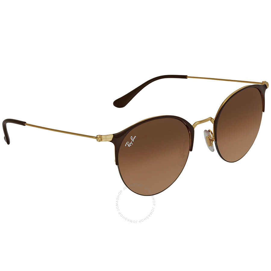 ray ban brown gradient