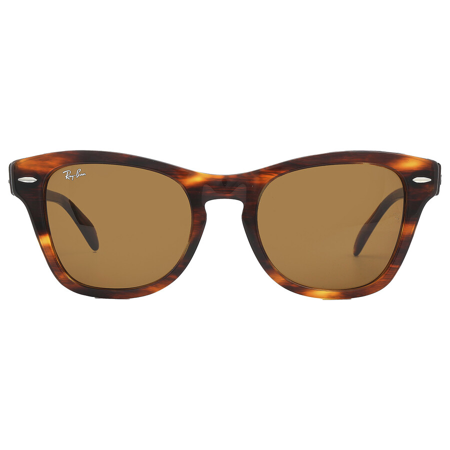 Shop Ray Ban Brown Square Unisex Sunglasses Rb0707s 954/33 53