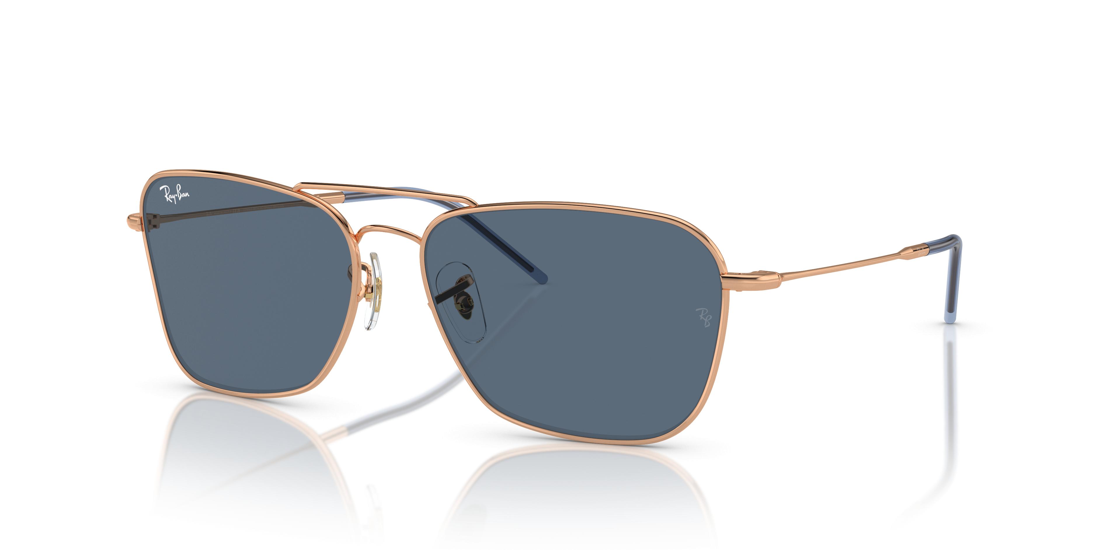 Ray-Ban Caravan Reverse Blue Square Unisex Sunglasses RBR0102S