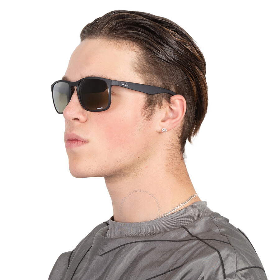 Ray Ban Chromance Sliver Mirror Square Unisex Sunglasses Rb4264 601s5j 58 In Black