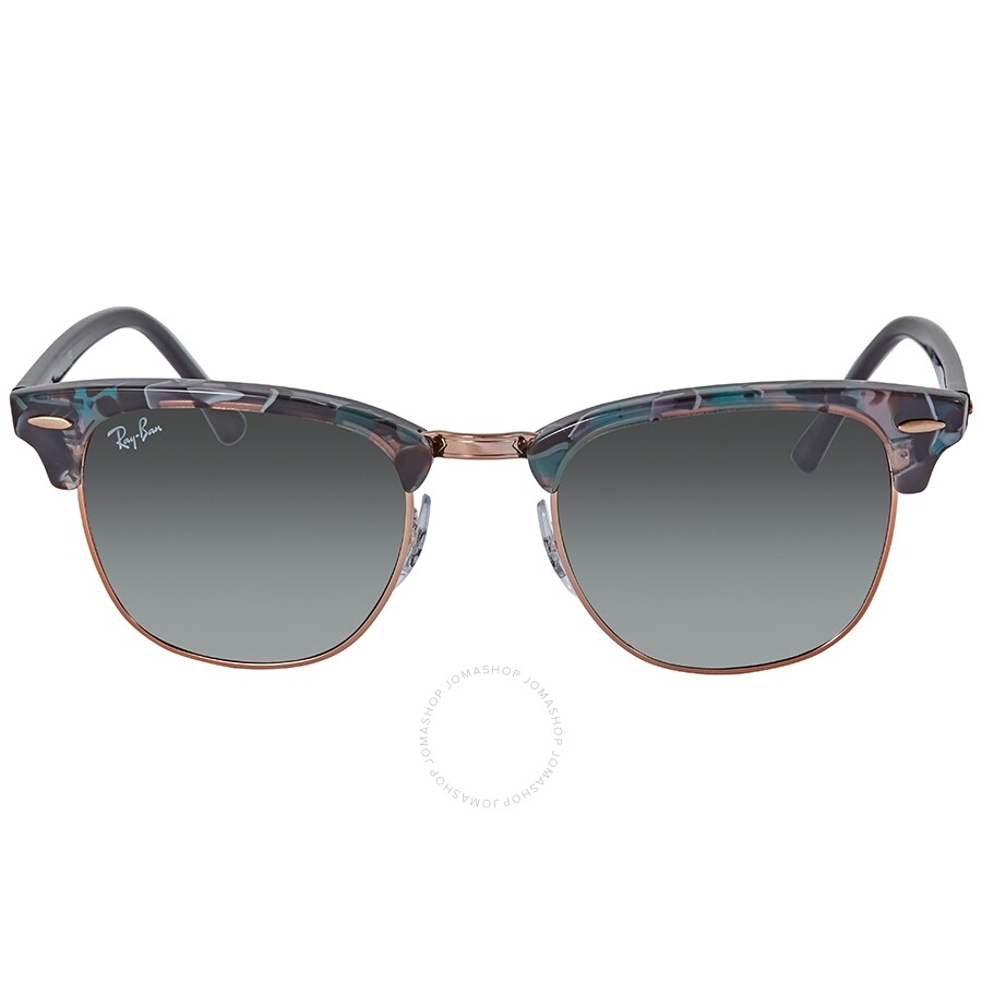 Ray Ban Clubmaster Fleck Grey Gradient Men's Sunglasses RB301612557149