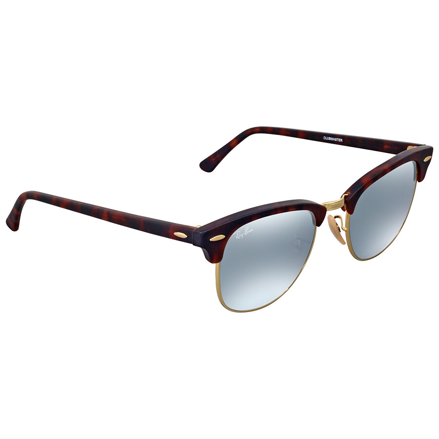 Ray Ban Clubmaster Silver Flash Sunglasses Clubmaster RayBan