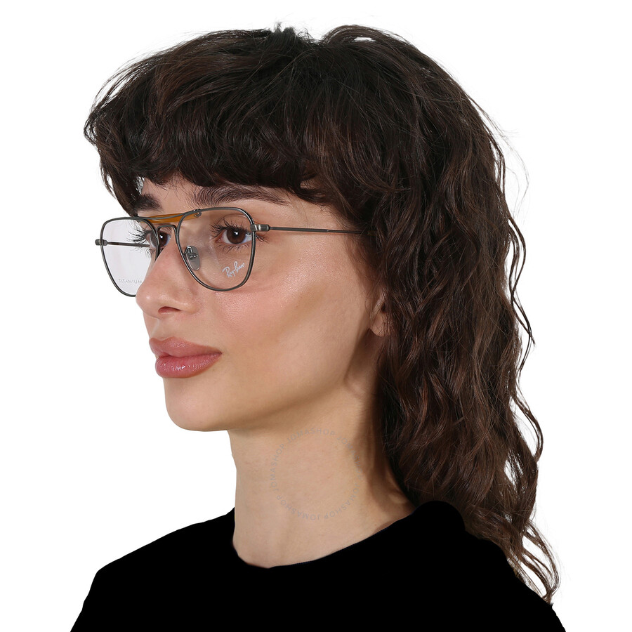 Ray Ban Demo Pilot Titanium Ladies Eyeglasses Rx8064v 1223 53 In N/a