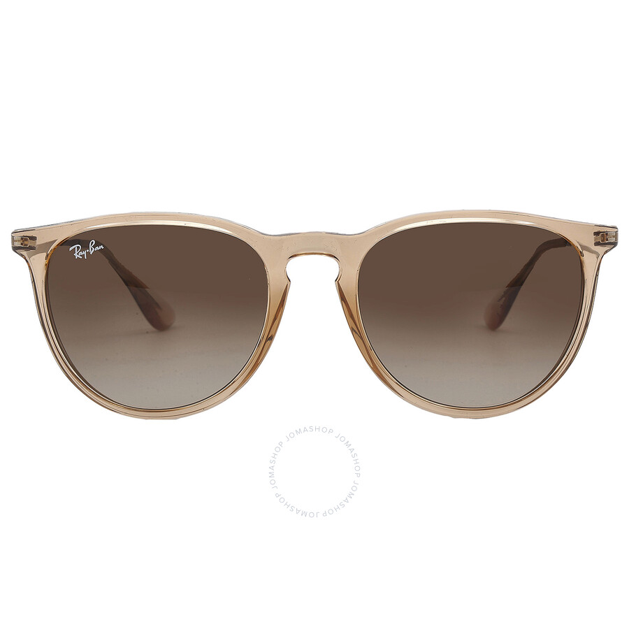 Ray Ban Ray-ban Erika 54mm Gradient Round Sunglasses In Brown / Dark