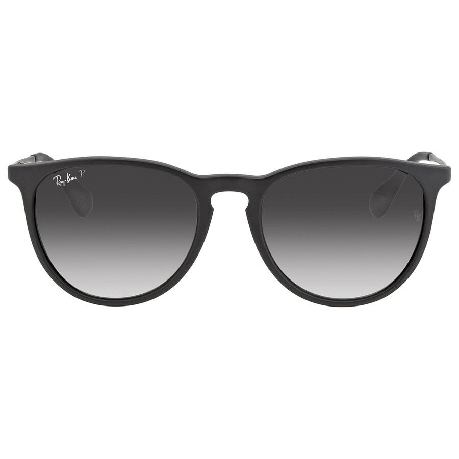 Ray Ban Ray-ban Erika 54mm Gradient Round Sunglasses In Black