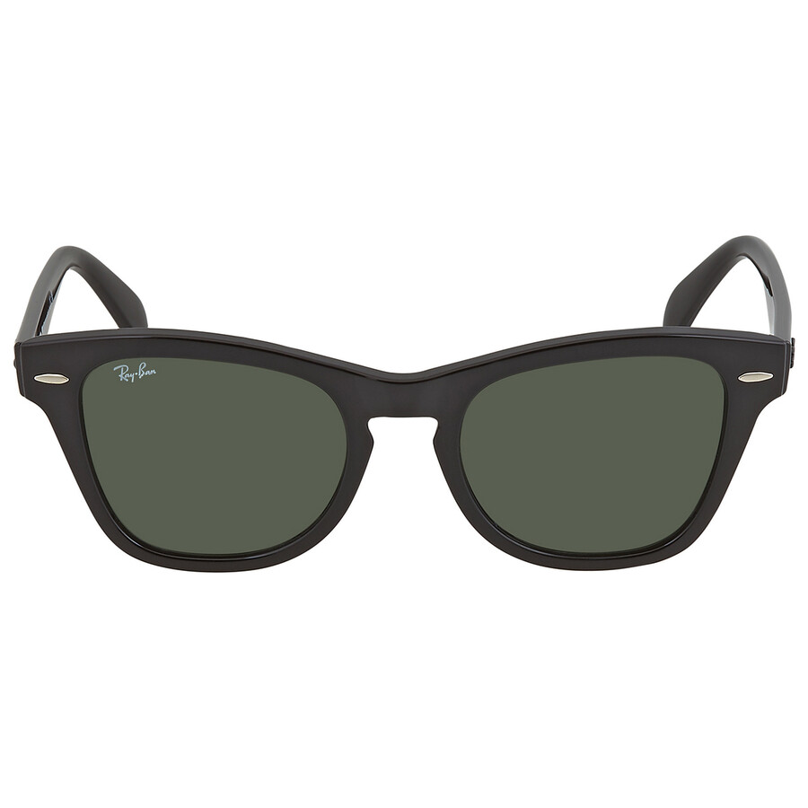 Ray Ban Green Classic Square Unisex Sunglasses Rb0707s 901/31 53 In Black / Green