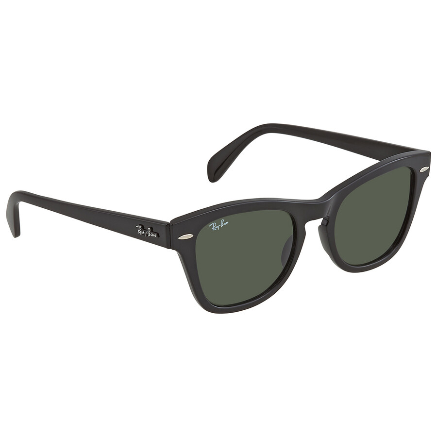 Ray Ban Green Classic Square Unisex Sunglasses Rb0707s 901/31 53 In Black / Green