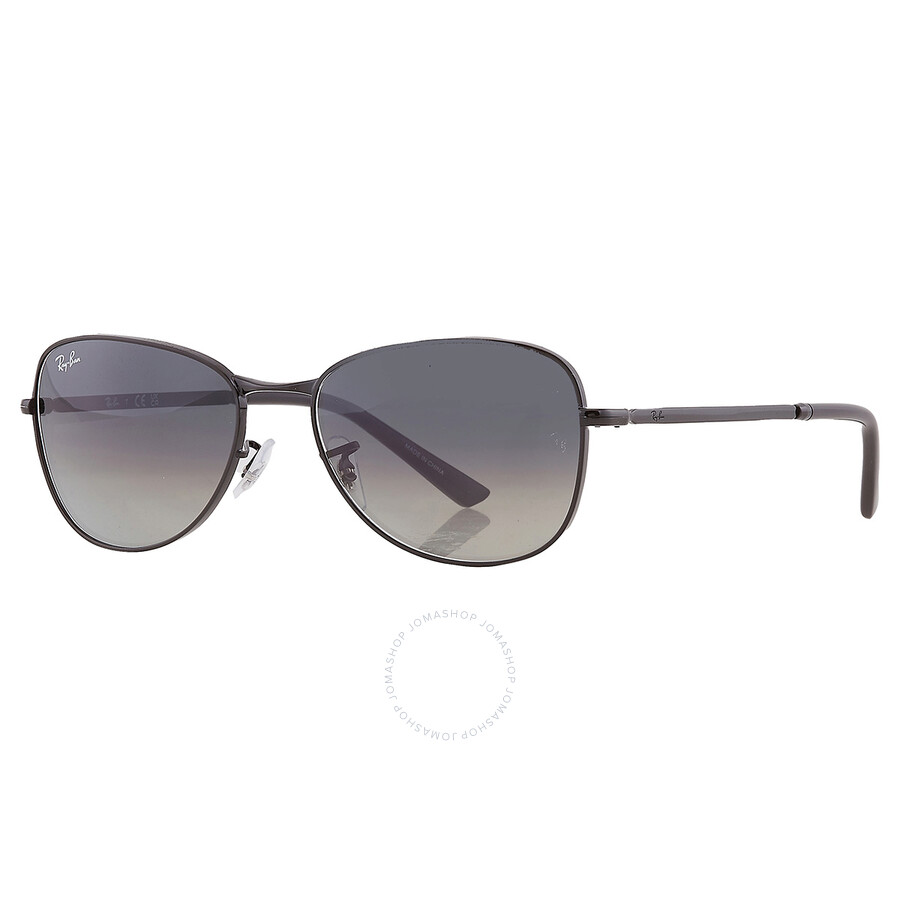 Ray Ban Grey Gradient Pilot Unisex Sunglasses Rb3733 002/71 56