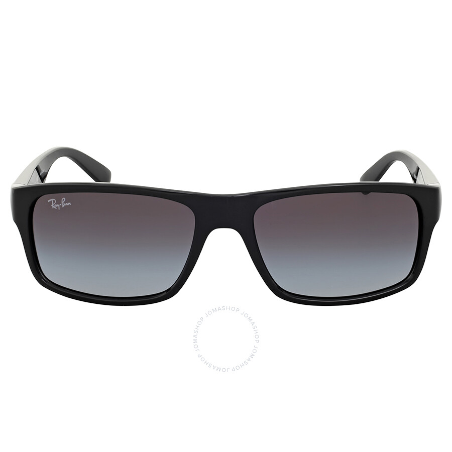 Ray Ban Grey Gradient Rectangular Sunglasses Rb4205i 601/8g 56 In Grey/black