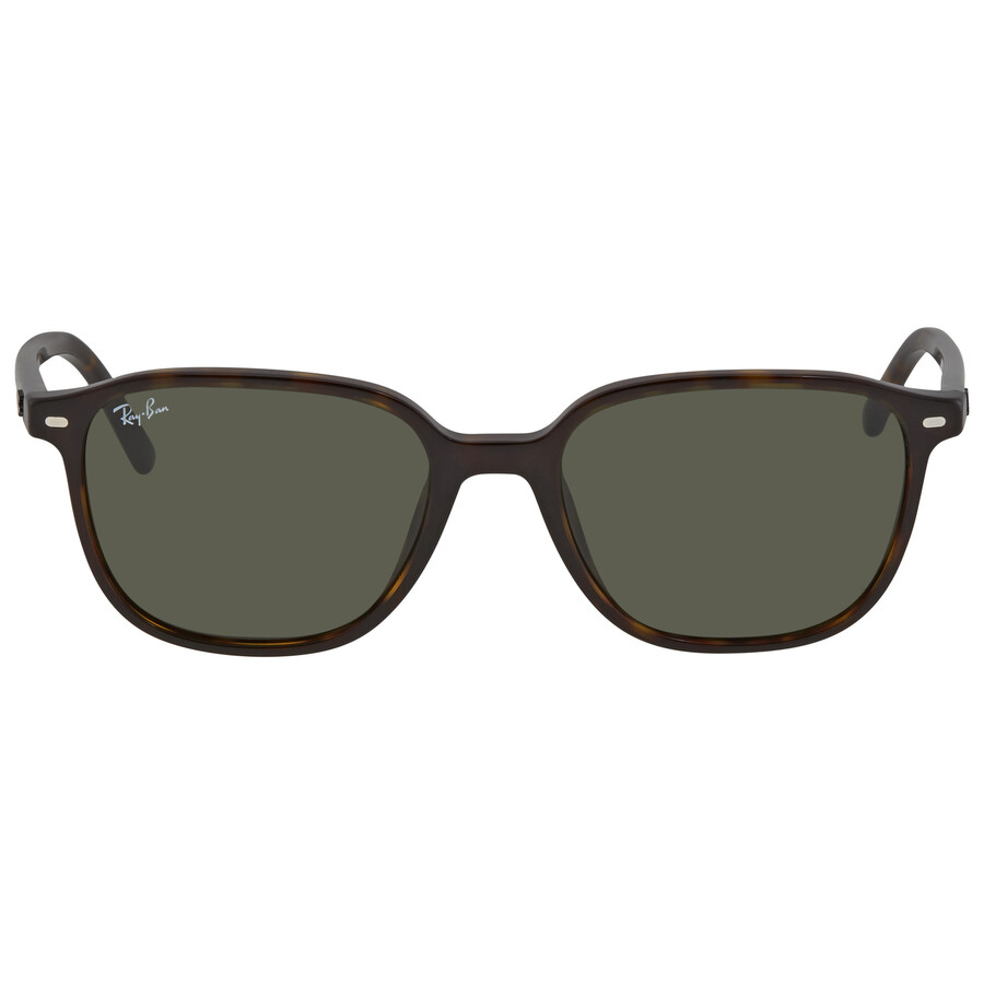 Ray Ban Leonard Green Classic G-15 Square Unisex Sunglasses Rb2193 902/31 53 In Green