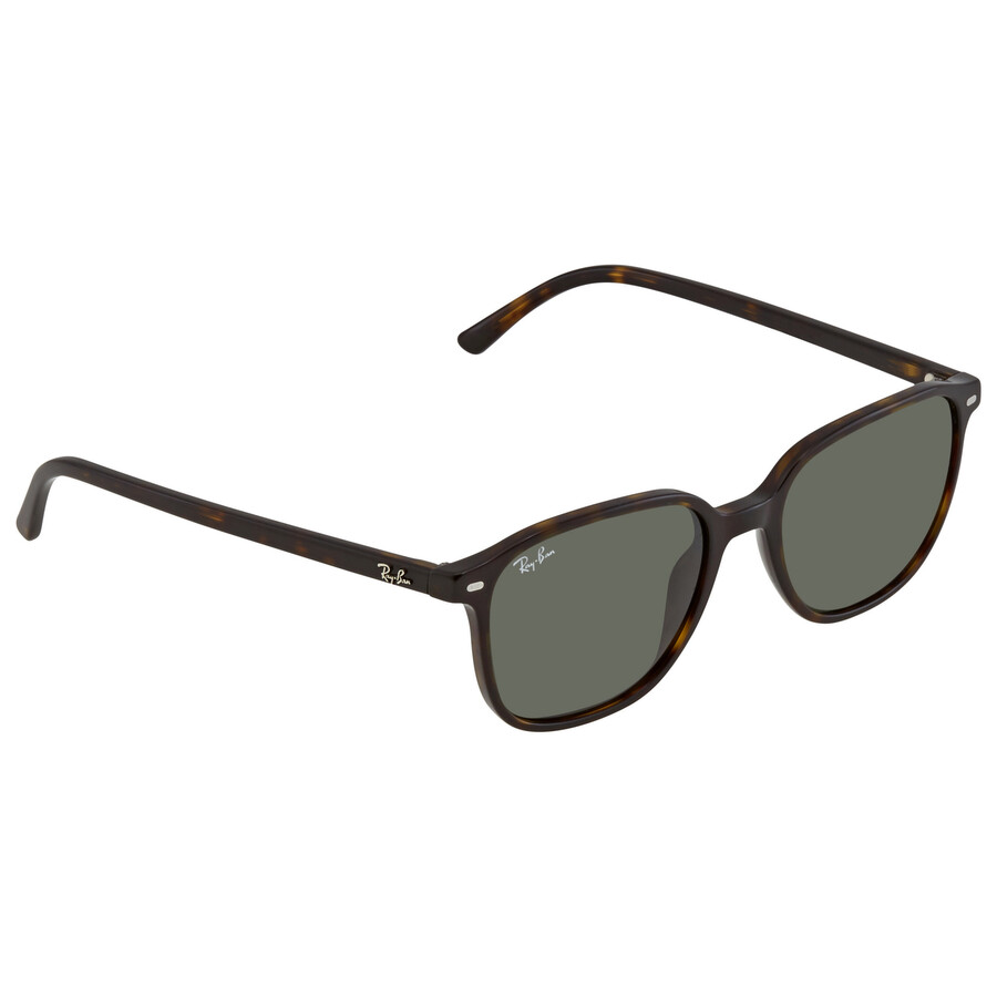 Ray Ban Leonard Green Classic G-15 Square Unisex Sunglasses Rb2193 902/31 53 In Green
